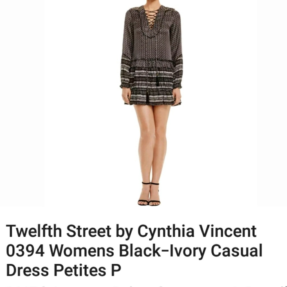 NWT 12TH STREET Cynthia Vincent Gorgeous BOHO Dress - Picture 3 of 7